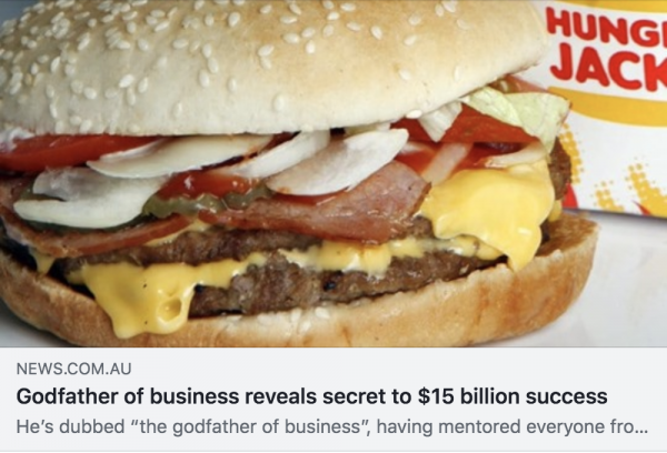 Dr Adizes dubbed Godfather of business in the Australian Media